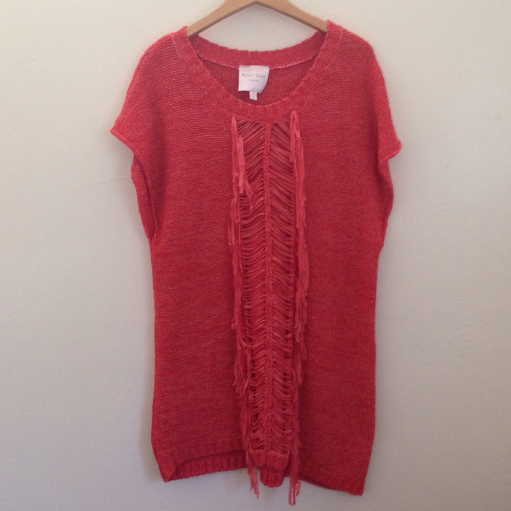Red Boho sweater